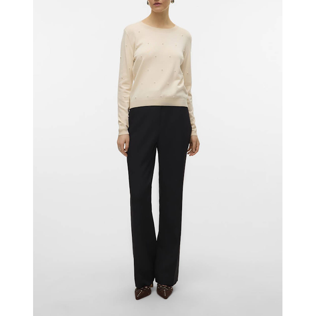 Product VERO MODA VMGLORY PEARL LS O-NECK PULLOVER BOO base image