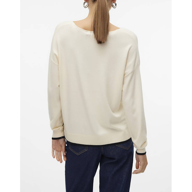 Product VERO MODA VMBREEZE LS V-NECK PULLOVER BOO base image