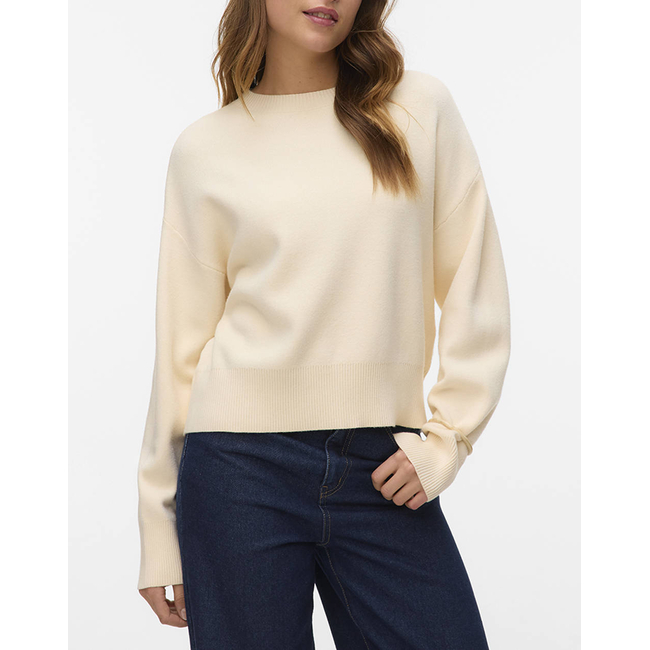 Product VERO MODA VMGOLD ART LS O-NECK PULLOVER base image