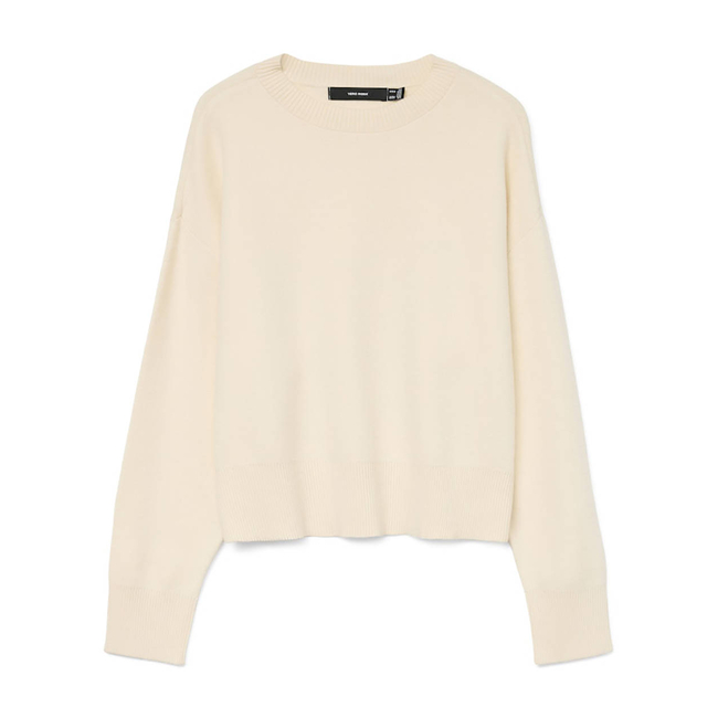 Product VERO MODA VMGOLD ART LS O-NECK PULLOVER base image