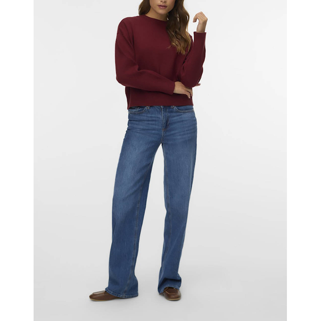 Product VERO MODA VMGOLD ART LS O-NECK PULLOVER base image