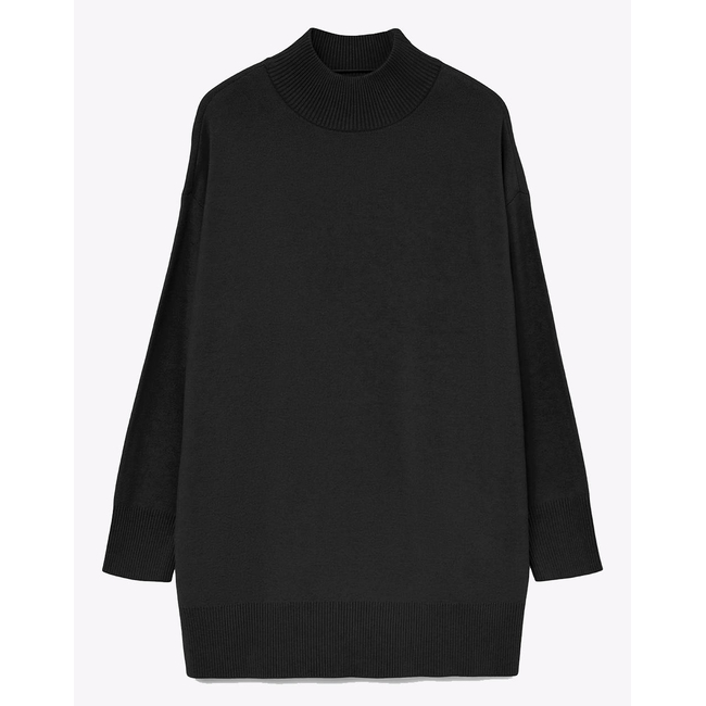 Product VERO MODA VMGOLD ART NEW LS LONG HIGHNECK PULLOVER base image