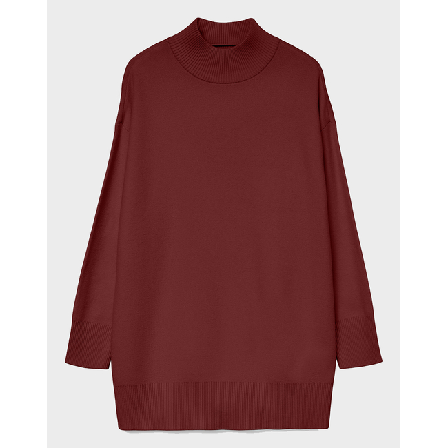 Product VERO MODA VMGOLD ART NEW LS LONG HIGHNECK PULLOVER base image