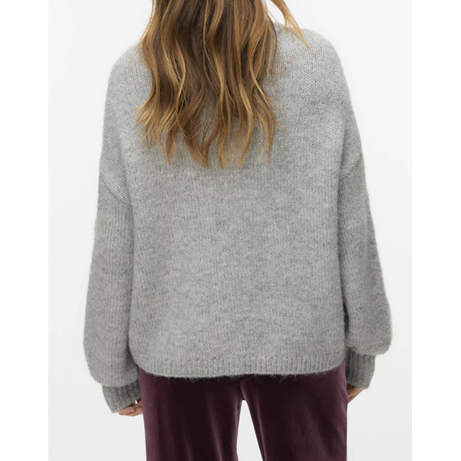 Product VERO MODA VMILINA LS O-NECK HANDSTITCH PULLOVER base image