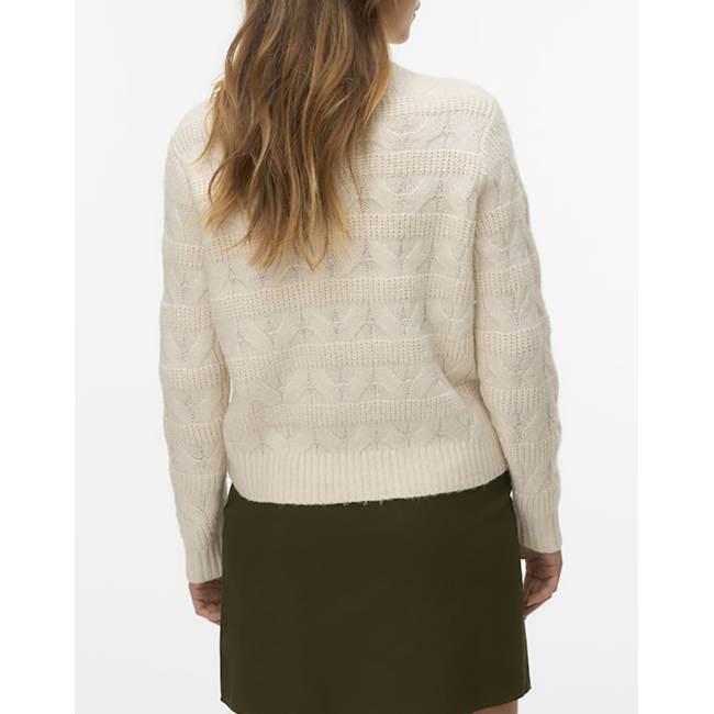Product VERO MODA VMVIRGO LS HIGHNECK PULLOVER BF base image