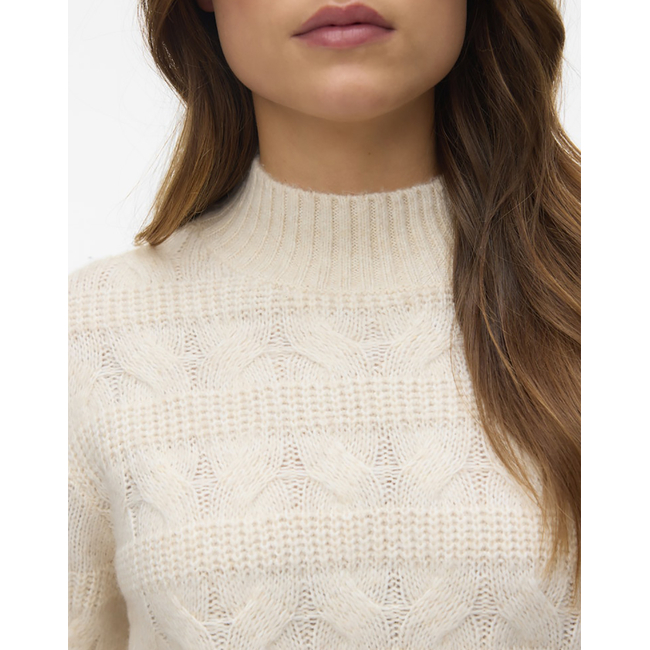 Product VERO MODA VMVIRGO LS HIGHNECK PULLOVER BF base image