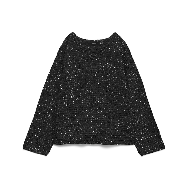 Product VERO MODA VMLEILANI STITCH LS BOATNECK PULLOVER base image