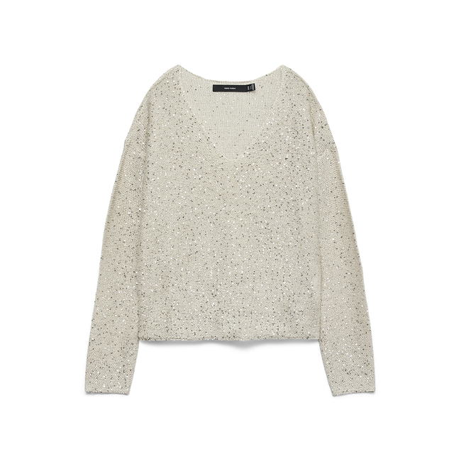 Product VERO MODA VMLEILANI NEW LS V-NECK PULLOVER REP base image