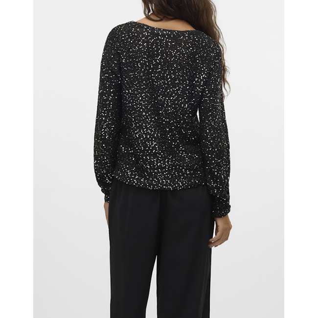 Product VERO MODA VMLEILANI NEW LS V-NECK PULLOVER REP base image
