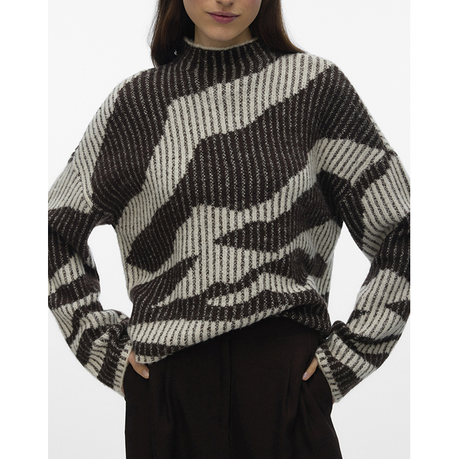 Product VERO MODA VMSCORPIO LS HIGHNECK PULLOVER BF base image