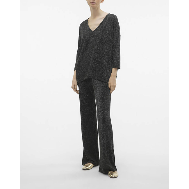 Product VERO MODA VMKANVA 3/4 V-NECK TOP JRS GA base image