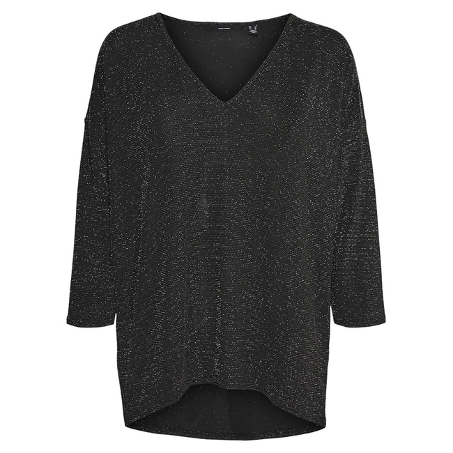 Product VERO MODA VMKANVA 3/4 V-NECK TOP JRS GA base image