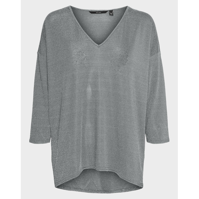 Product VERO MODA VMKANVA 3/4 V-NECK TOP JRS GA base image