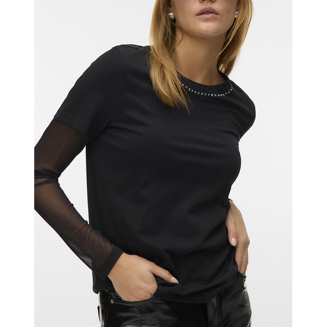 Product VERO MODA VMLIANA FRANCIS SS TOP BOX GA BF base image