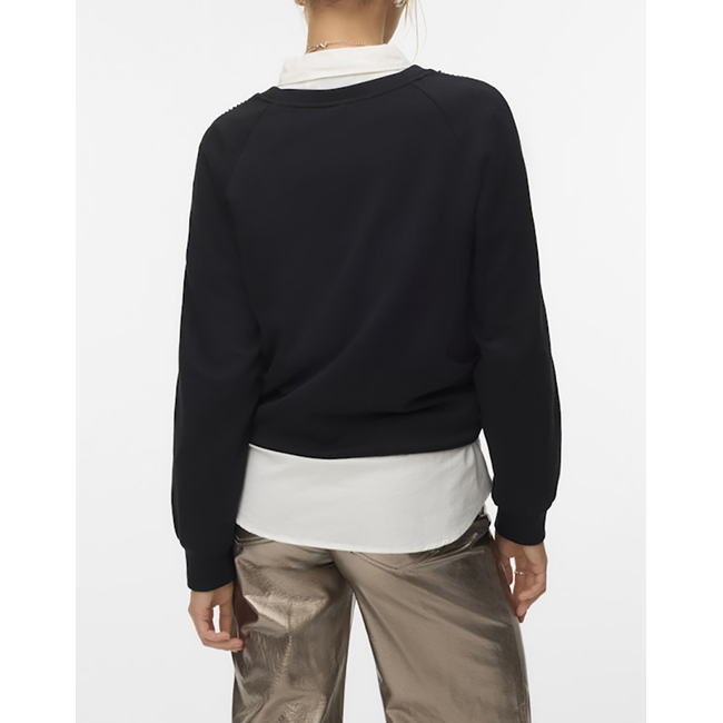 Product VERO MODA VMHEARTLEY L/S SWEAT JRS BTQ GA base image