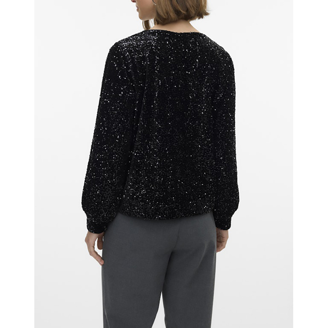 Product VERO MODA VMHOKA SQ L/S SWEATSHIRT JRS BTQ base image