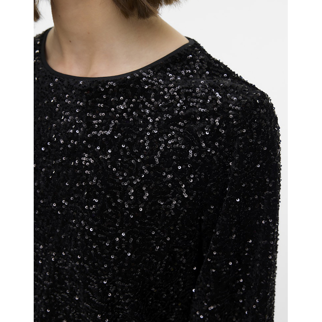 Product VERO MODA VMHOKA SQ L/S SWEATSHIRT JRS BTQ base image