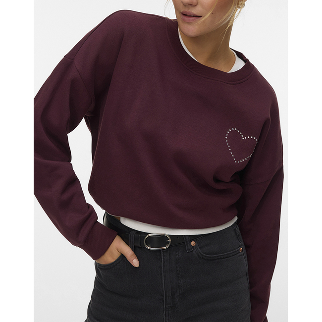 Product VERO MODA VMLOTTE TRINA LS SWEAT BOX GA BF base image