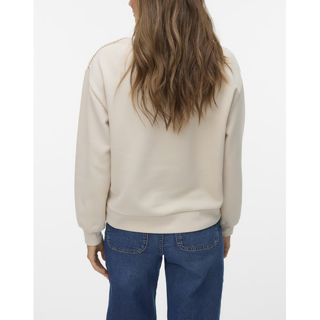 Product VERO MODA VMDAISY PEARL O-NECK SWEAT JRS GA BOO base image