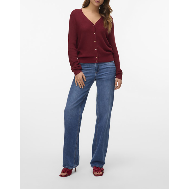 Product VERO MODA VMNEWLEX LS V-NECK HEART CARDIGAN base image
