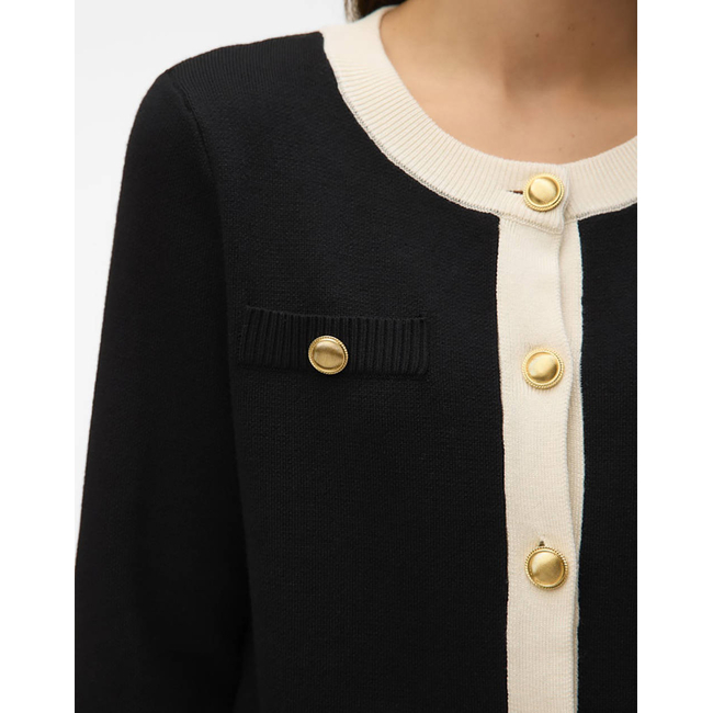 Product VERO MODA VMOLI LS O-NECK CARDIGAN base image