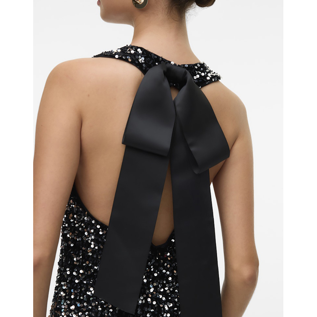 Product VERO MODA VMBELLA SL O-NECK SHORT SQ DRESS JRS GA base image