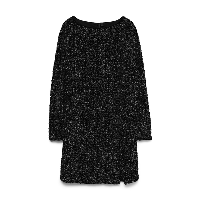 Product VERO MODA VMBELLA LS SHORT SQ DRESS JRS GA base image
