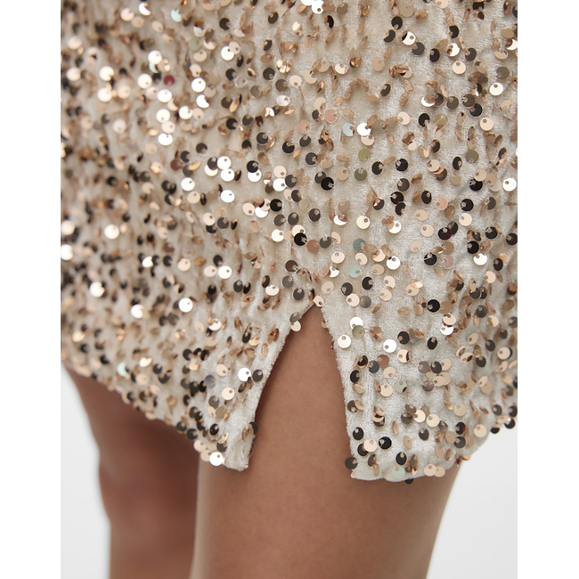 Product VERO MODA VMBELLA LS SHORT SQ DRESS JRS GA base image