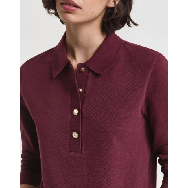 Product GANT ΜΠΛΟΥΖΑ ΜΜ REG LS PIQUE POLO base image