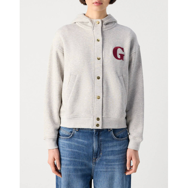 Product GANT ΦΟΥΤΕΡ ΜΜ G BADGE BUTTON UP HOODIE base image