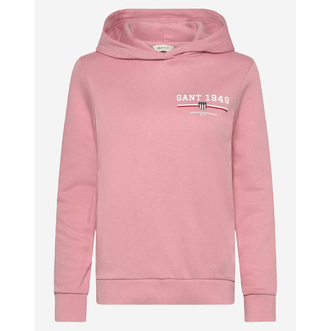 Product GANT LS REG GRAPHIC HOODIE base image