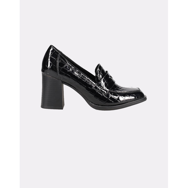 Product MIGATO PATENT LEATHER CROC SHOES WITH BAND BLACK base image