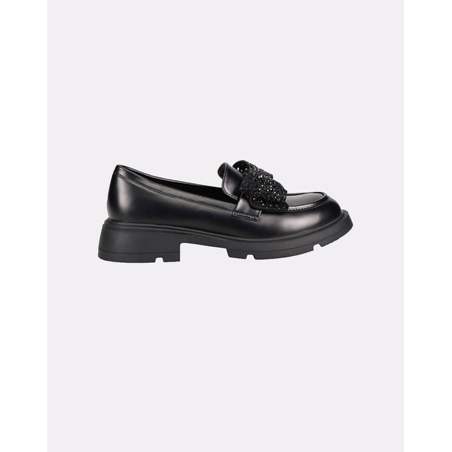 Product MIGATO MATTE SHOES WITH DECOR. BOW BLACK base image