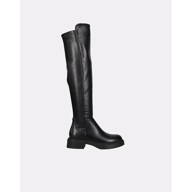 Product MIGATO ΜΠΟΤΑ ΜΑΤ OVER THE KNEE ΜΕ ΦΕΡΜ. BLACK base image