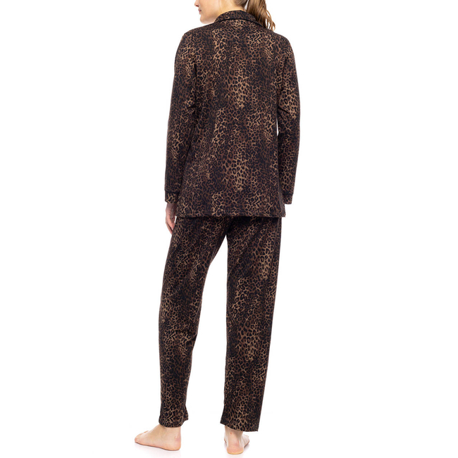Product PINK LABEL PYJAMA BUTTONED LEOPARD base image