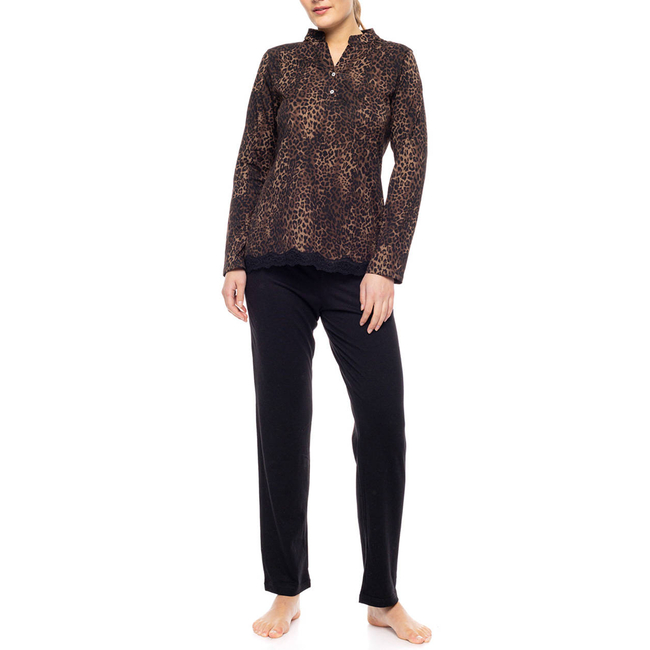 Product PINK LABEL PYJAMA LEOPARD base image