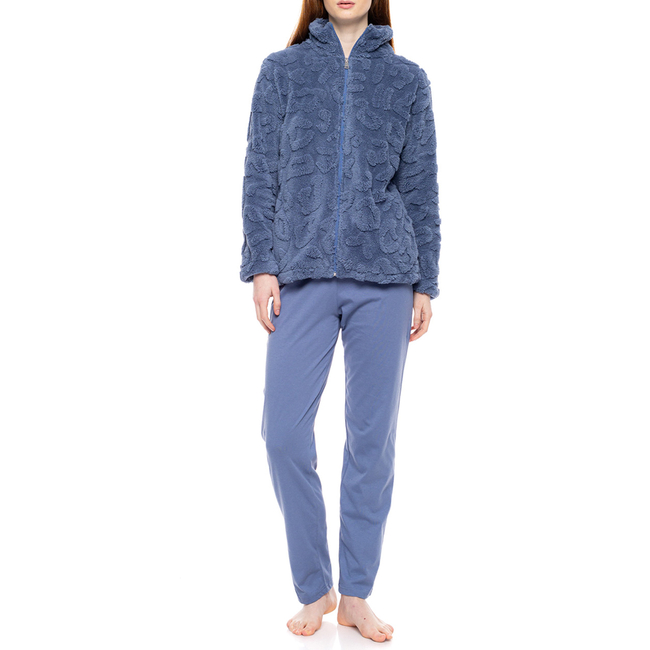 Product PINK LABEL ROBE ZIPPER FLEECE LEO base image