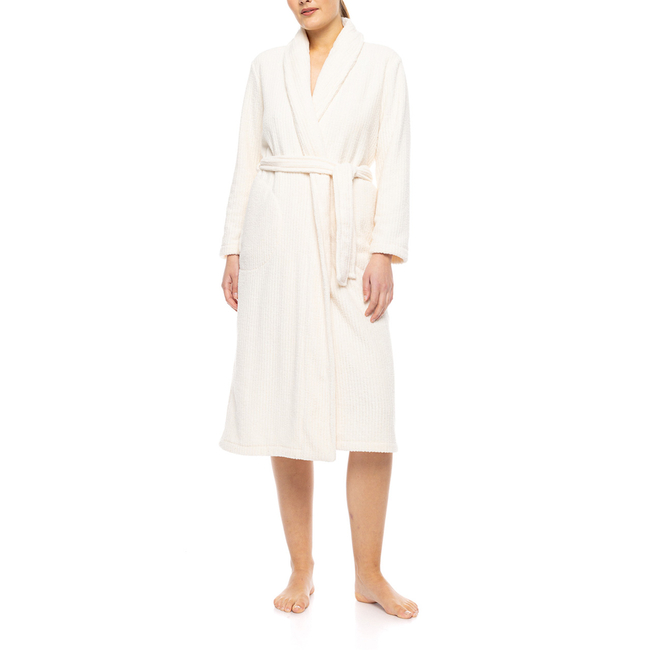 Product PINK LABEL ROBE LONG FLEECE STRIPE base image