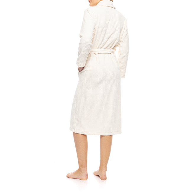 Product PINK LABEL ROBE LONG FLEECE STRIPE base image