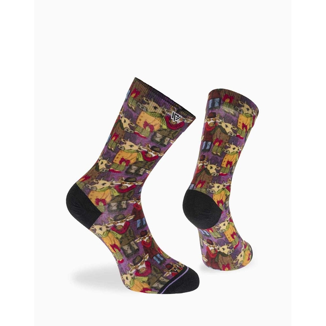Product WALK 3SIXTY WOMEN'S PRINTED BAMBOO SOCKS base image