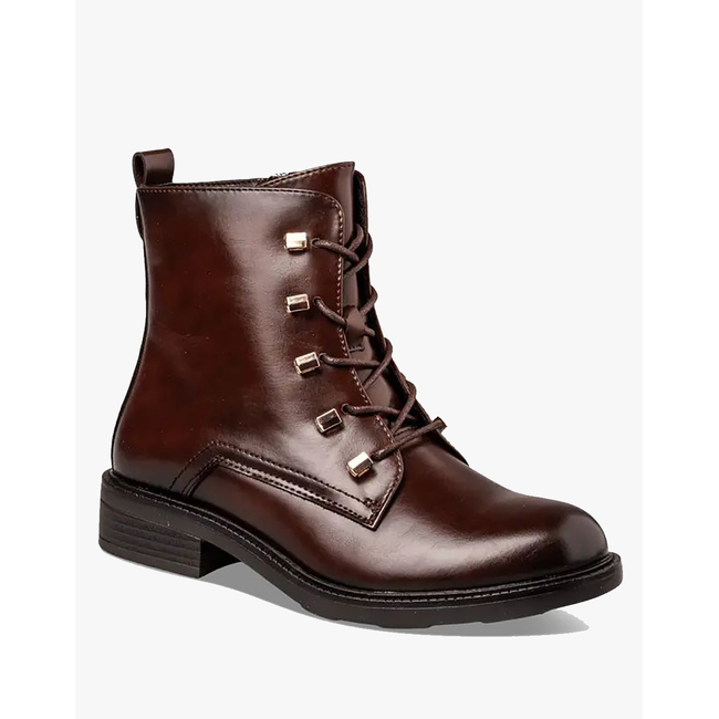 Product ENVIE WOMEN'S SYNTHETIC PU COMBAT BOOTS base image