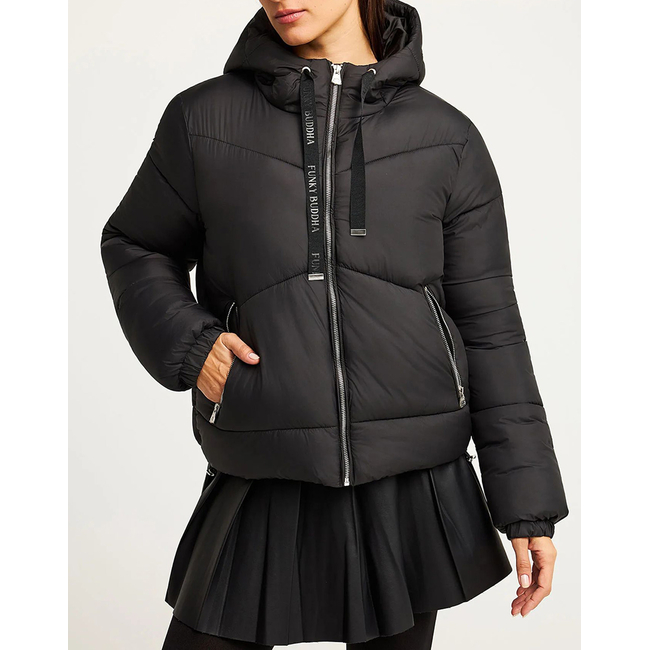 Product FUNKY BUDDHA Γυναικείο Φουσκωτό Τζάκετ base image