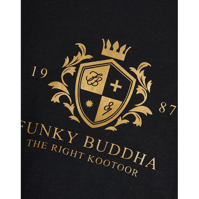 Product FUNKY BUDDHA Γυναικεία Μπλούζα Με Κοντό Μανίκι Και Τύπωμα base image