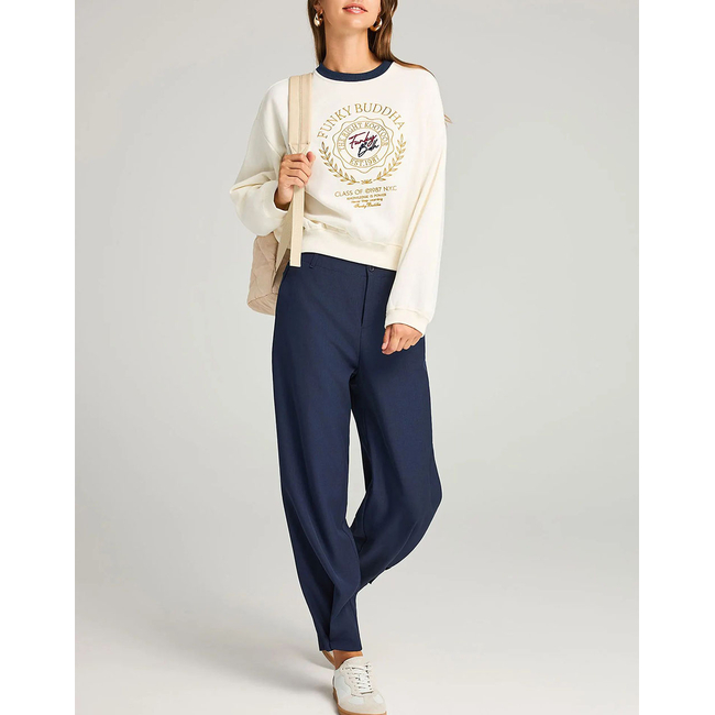 Product FUNKY BUDDHA Γυναικείο Φούτερ Με Λαιμόκοψη base image