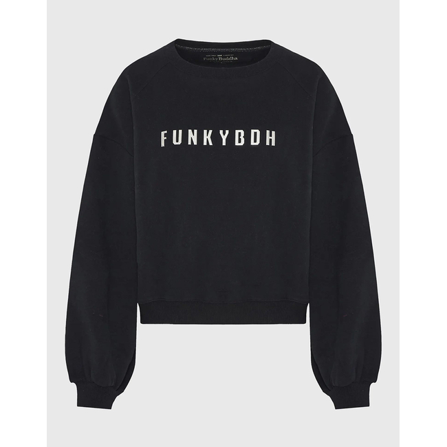 Product FUNKY BUDDHA Γυναικείο Φούτερ Με Λαιμόκοψη base image