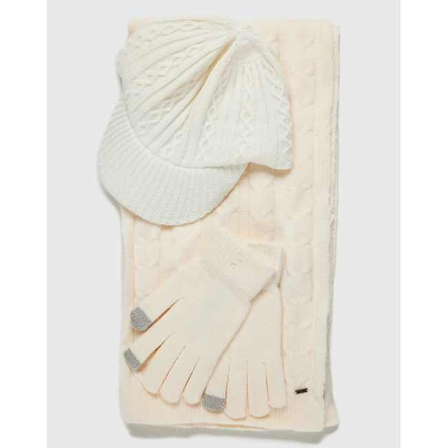 Product FUNKY BUDDHA Γυναικείο Σετ Κασκόλ Γαντια Καπέλο base image