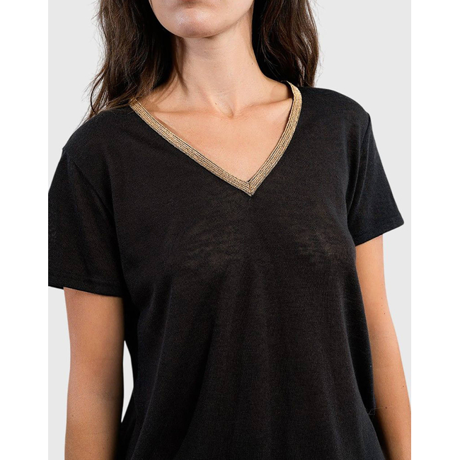 Product MOLLY BRACKEN LADIES KNITTED TEE base image