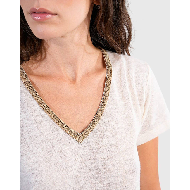 Product MOLLY BRACKEN LADIES KNITTED TEE base image