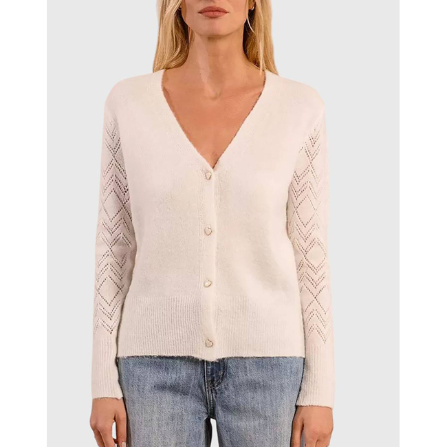 Product MOLLY BRACKEN LADIES KNITTED CARDIGAN base image