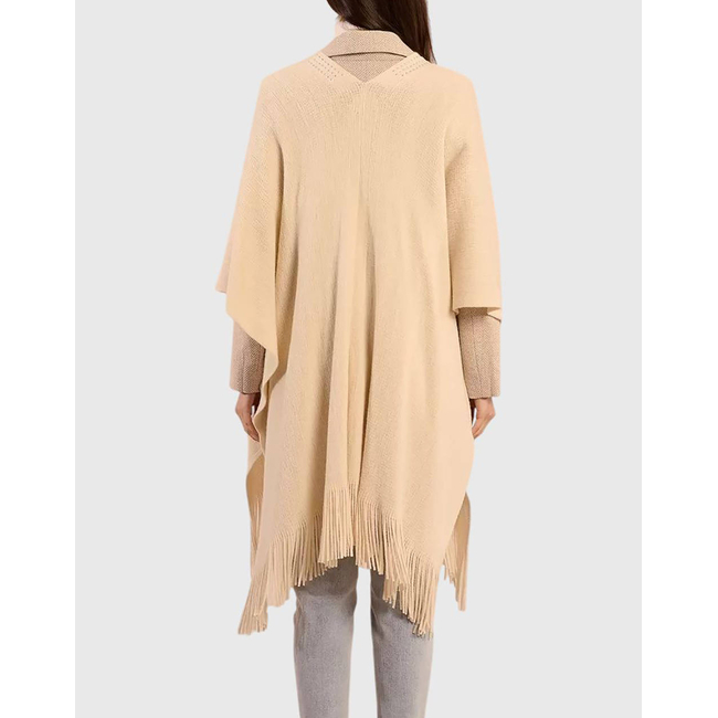 Product MOLLY BRACKEN LADIES KNITTED PONCHO base image